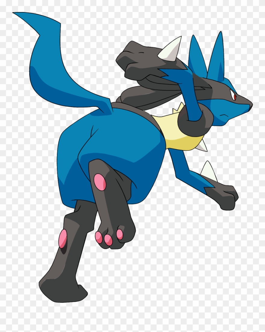 448lucario Dp Anime Clipart
