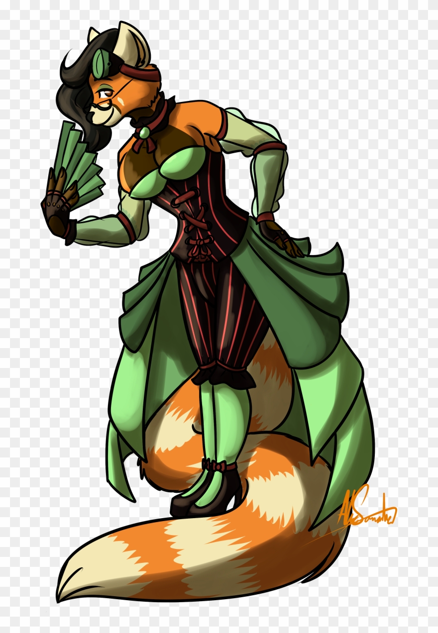 Quinn's Steampunk Costume Clipart