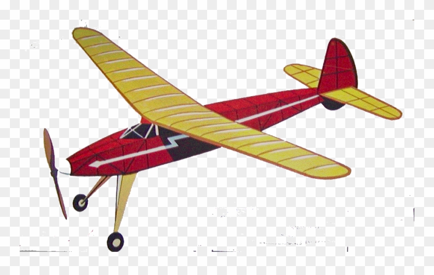 Comet "phantom Fury" Rubber Powered Free Flight Model Clipart