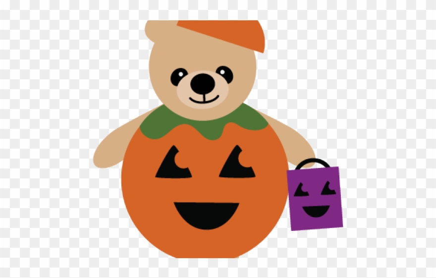Bear Clipart Autumn - Png Download
