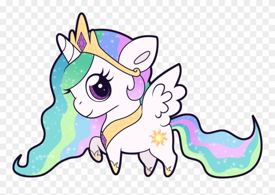 Chibi Celestia By Squeemishness Clipart