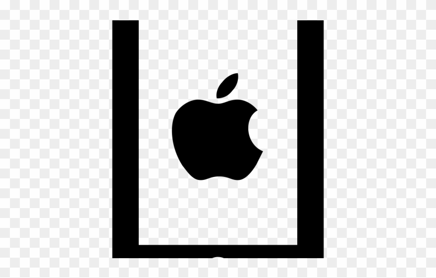 Apple Iphone Clipart Clip Art Black - Png Download