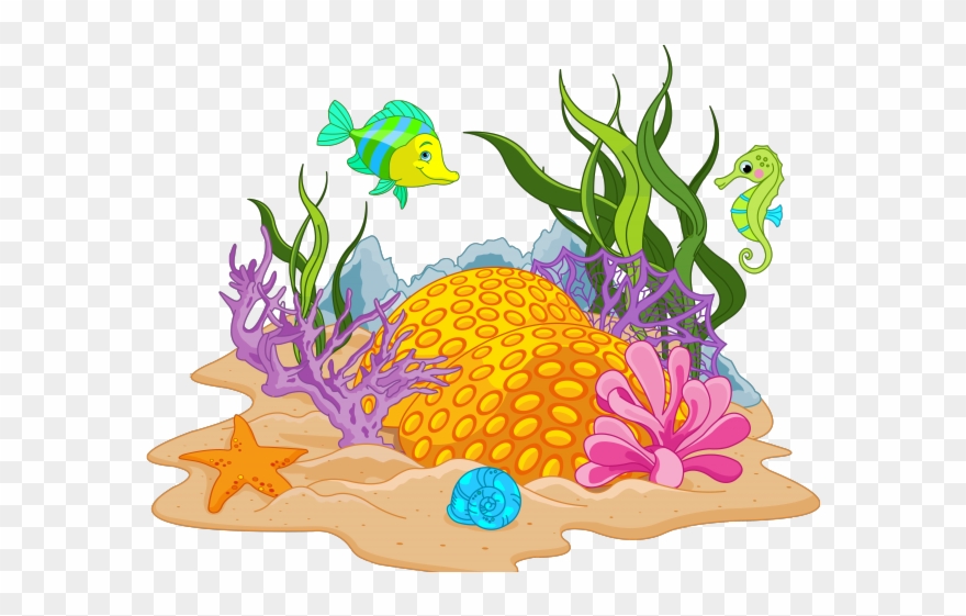 Mountains Clipart Underwater - Png Download