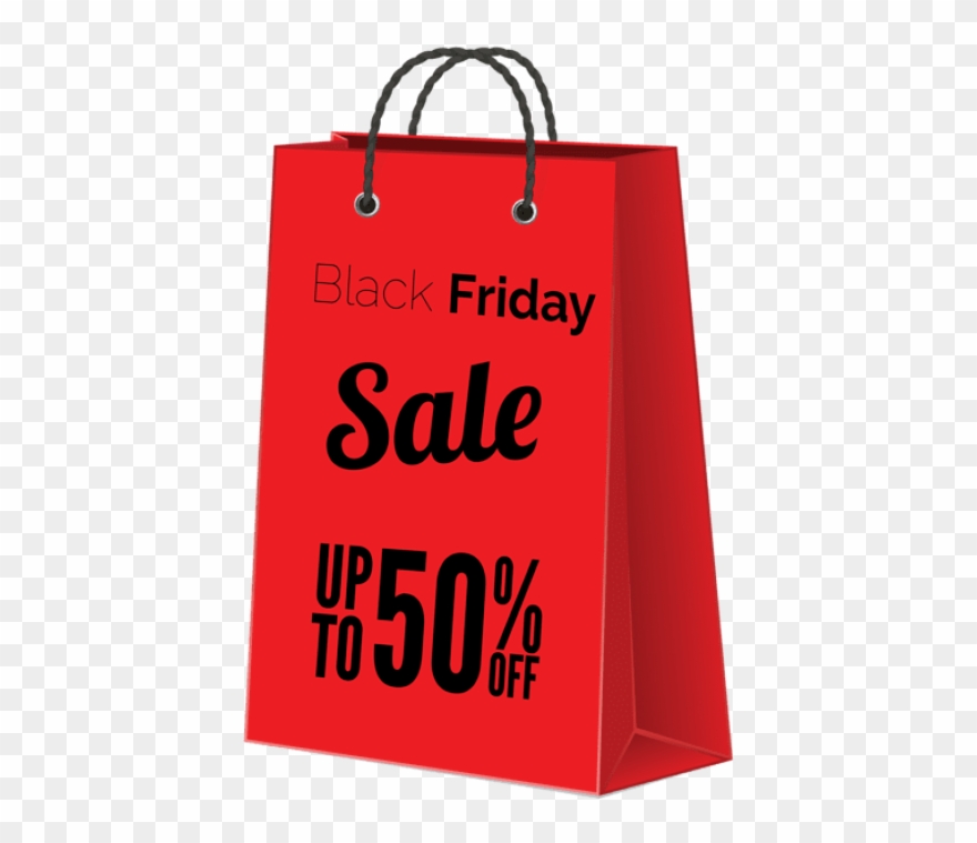 Download Black Friday Sale Red Bag Clipart Png Photo Transparent Png