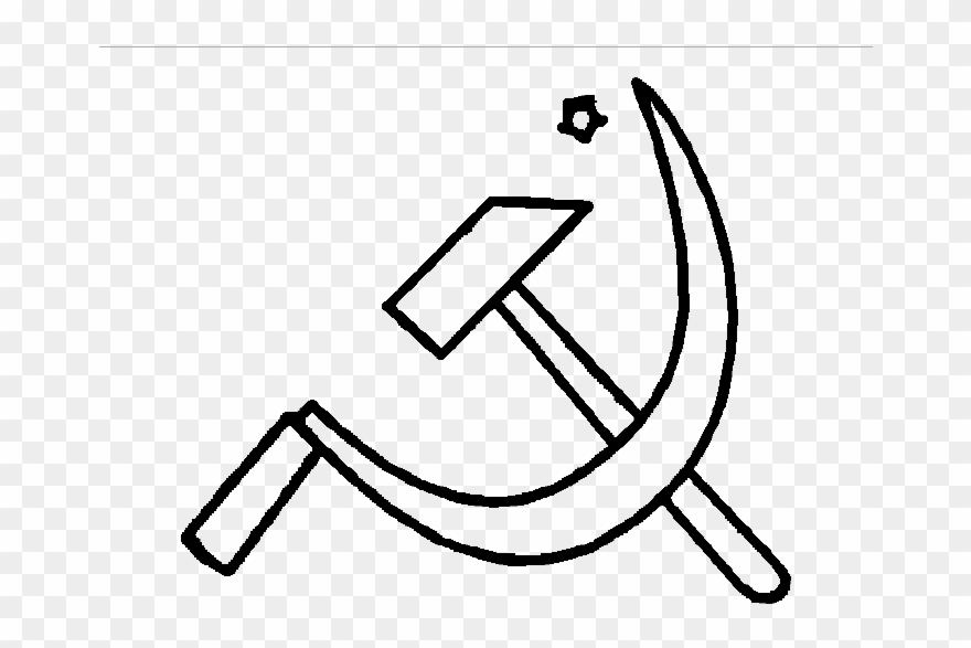 Indian Election Symbol Hammer Sickle And Star Clipart