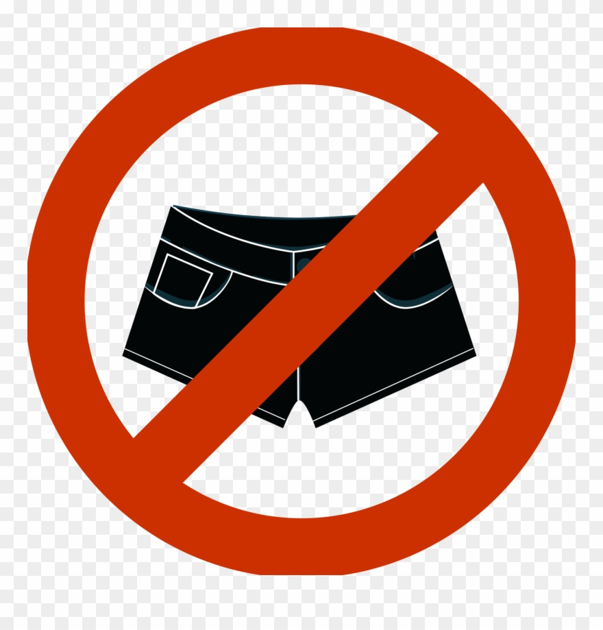 No Short Pants Clipart