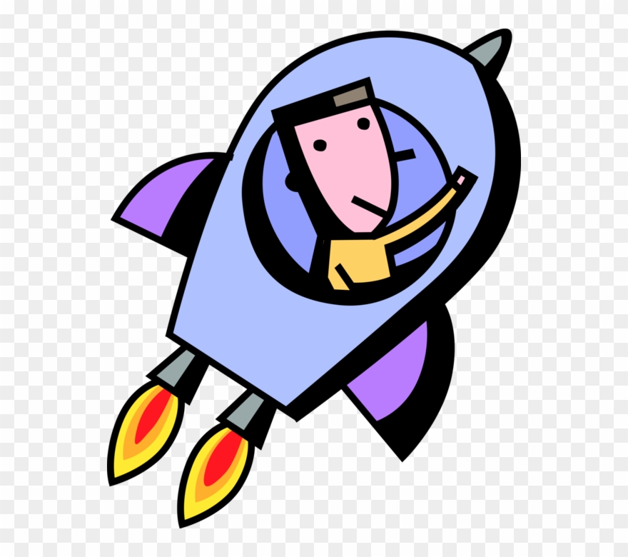 Space Flies Into Outer Image Illustration Of Clipart