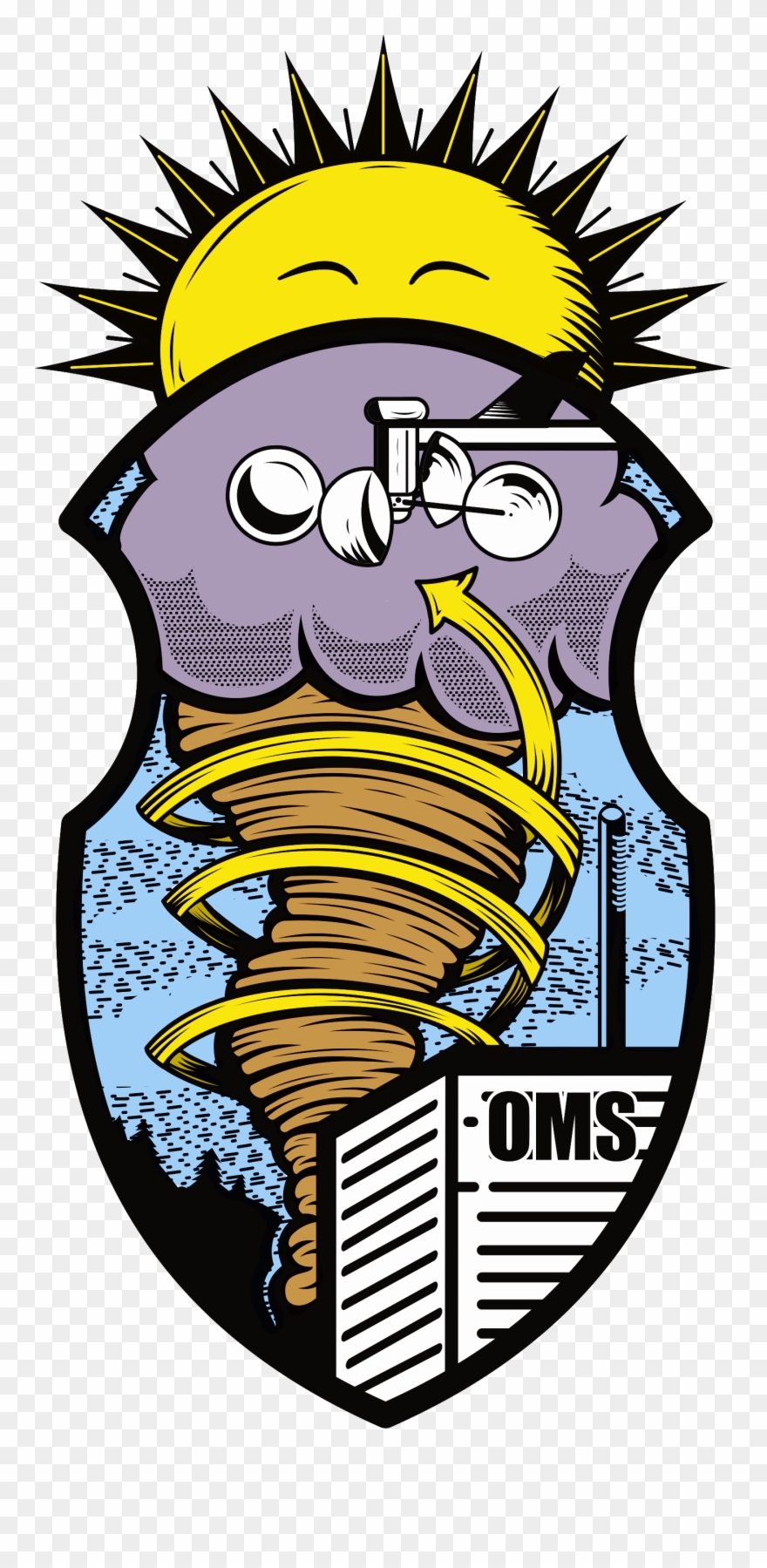 Una Debil Perturbacion Ingresando Al Sector Central Clipart