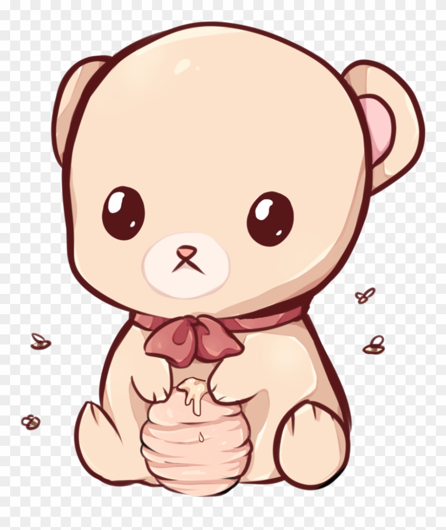 Drawn Teddy Bear Kawaii Clipart