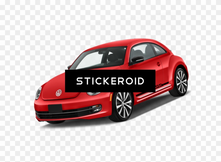 White Volkswagen Beetle Car Clipart