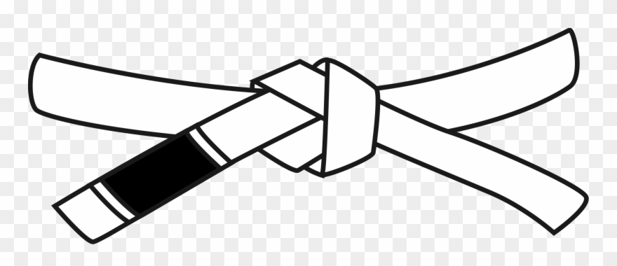 Bjj White Belt Clipart