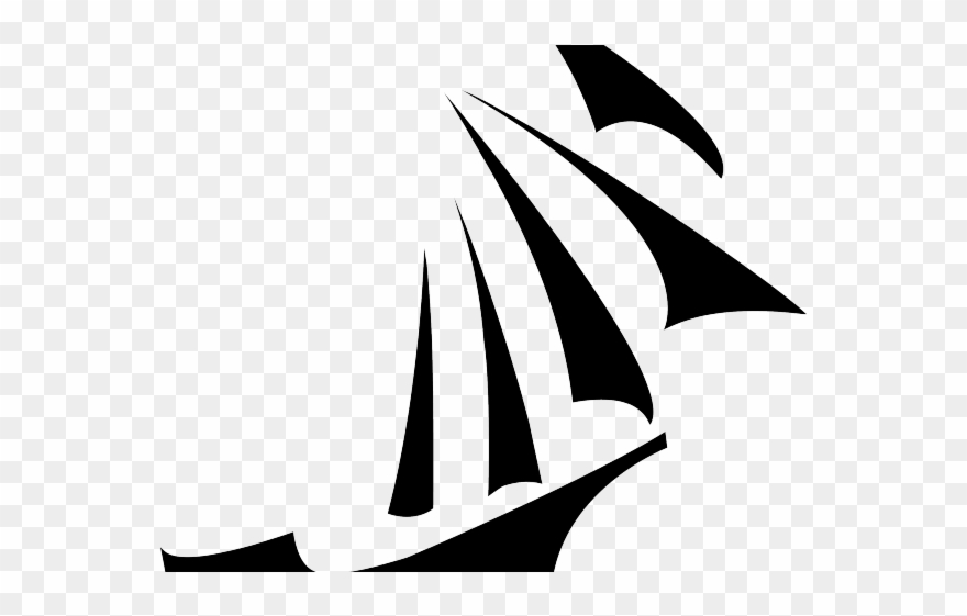 Sailboat Clipart Barco - Png Download