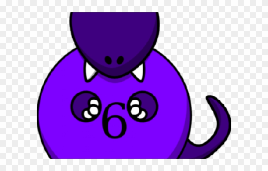Dinosaur Clipart Purple - Png Download