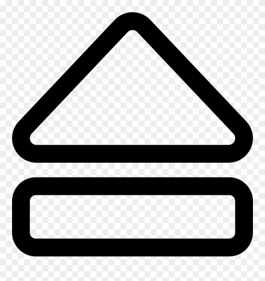 Simbolo De Cd Eject Clipart Computer Icons - Png Download