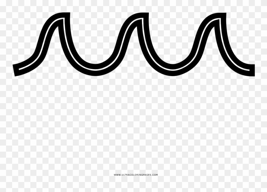 Dibujo De Olas Para Colorear Clipart