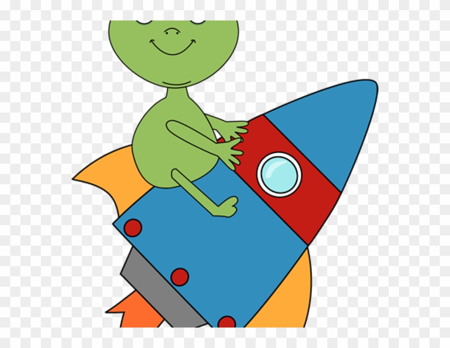 Psychedelic Clipart Flying Saucer - Png Download