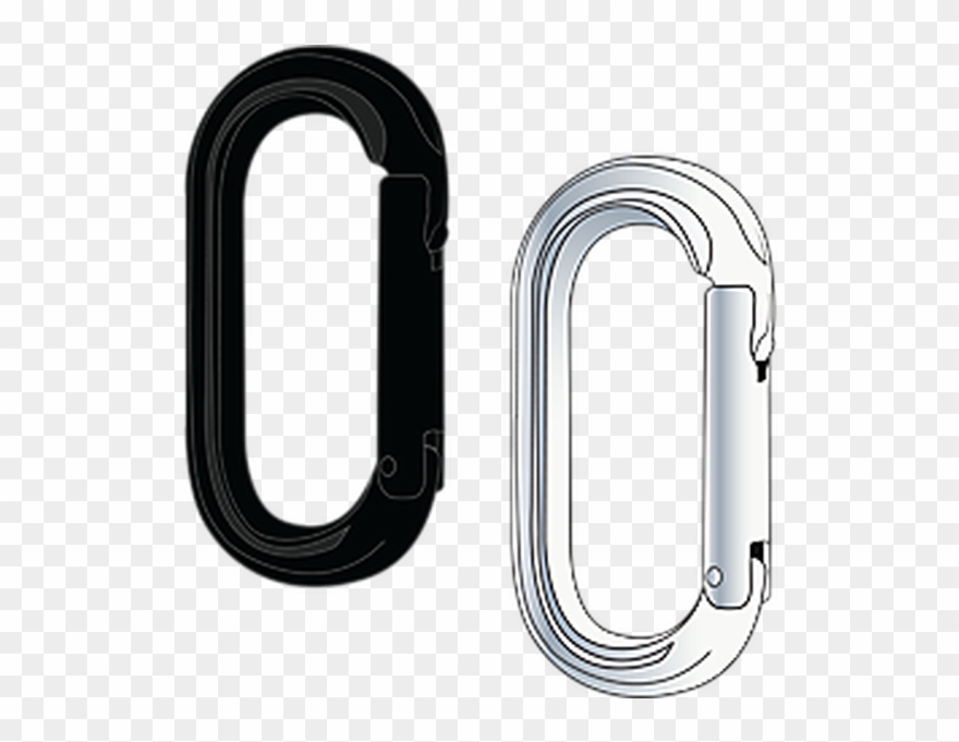 Black Diamond Oval Keyloc Carabiner Clipart