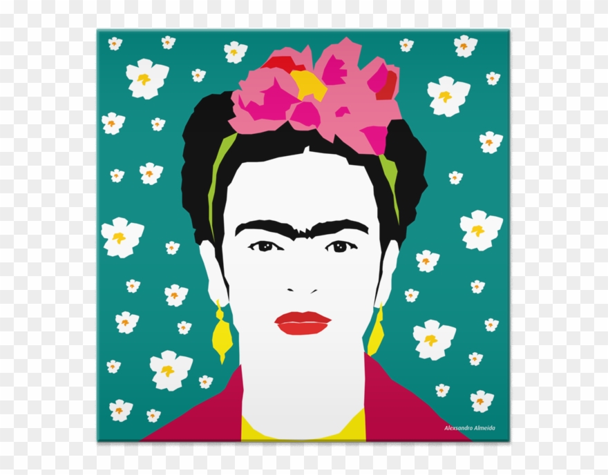 Azulejo Frida Kahlo De Alexsandro Almeidana Clipart
