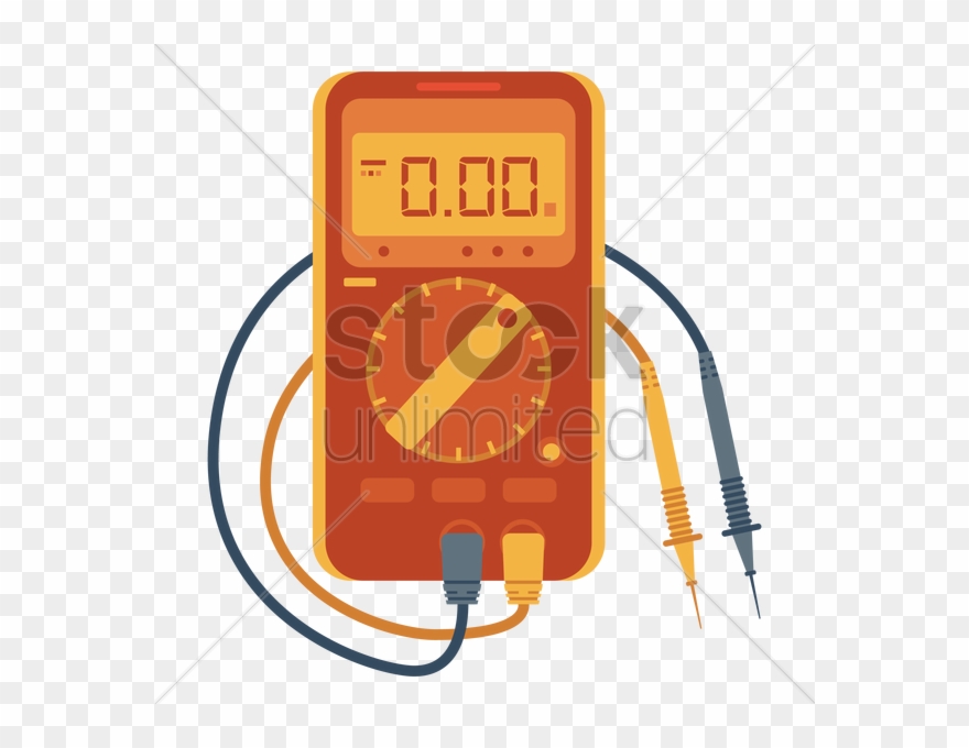 Digital Multimeter V矢量图形 Clipart