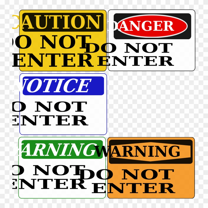 Enter Sign Clip Art - Png Download