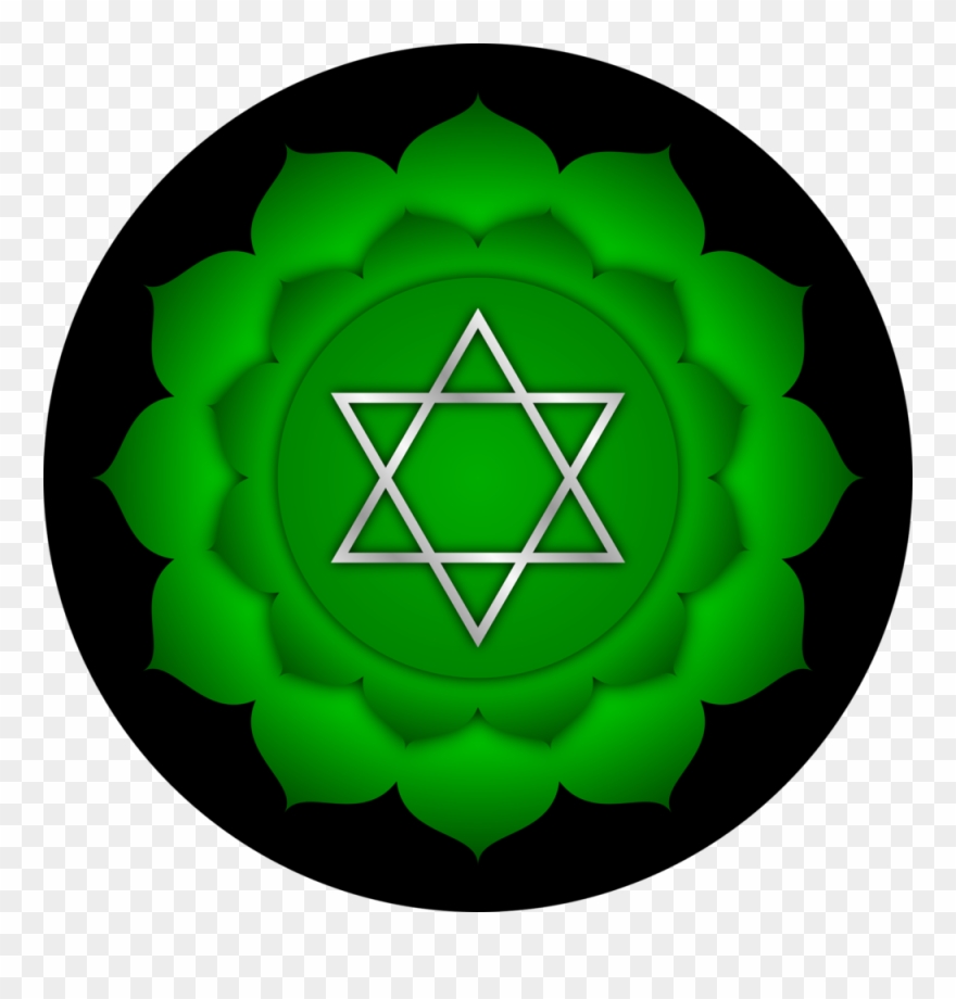 Lotus With 12 Petals With A Six Pointed Star In The Clipart