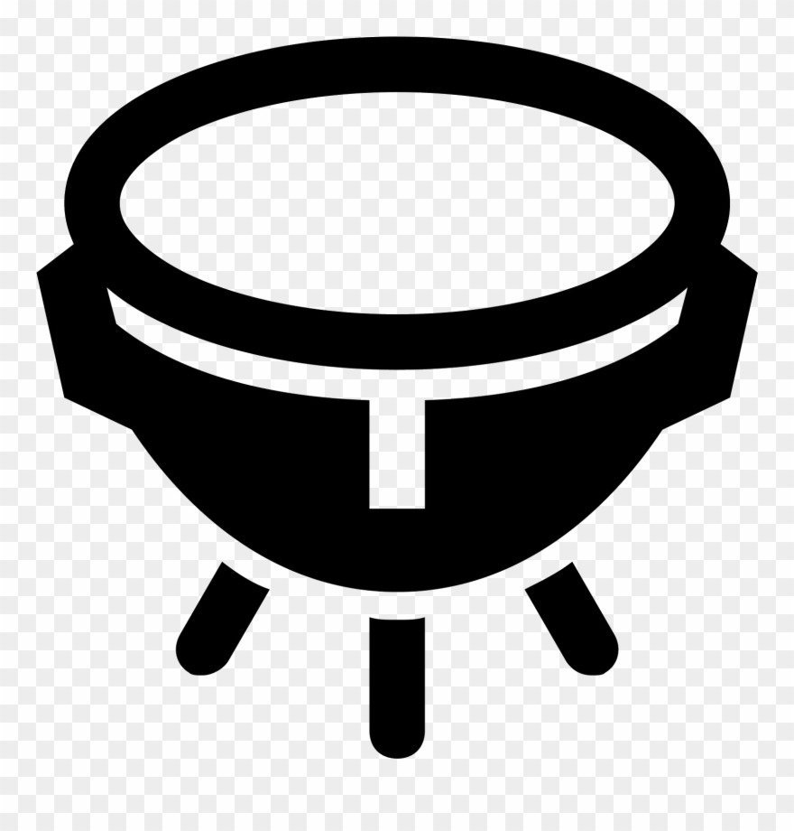 The Icon Is A Picture Of A Drum, Or Timpani Clipart