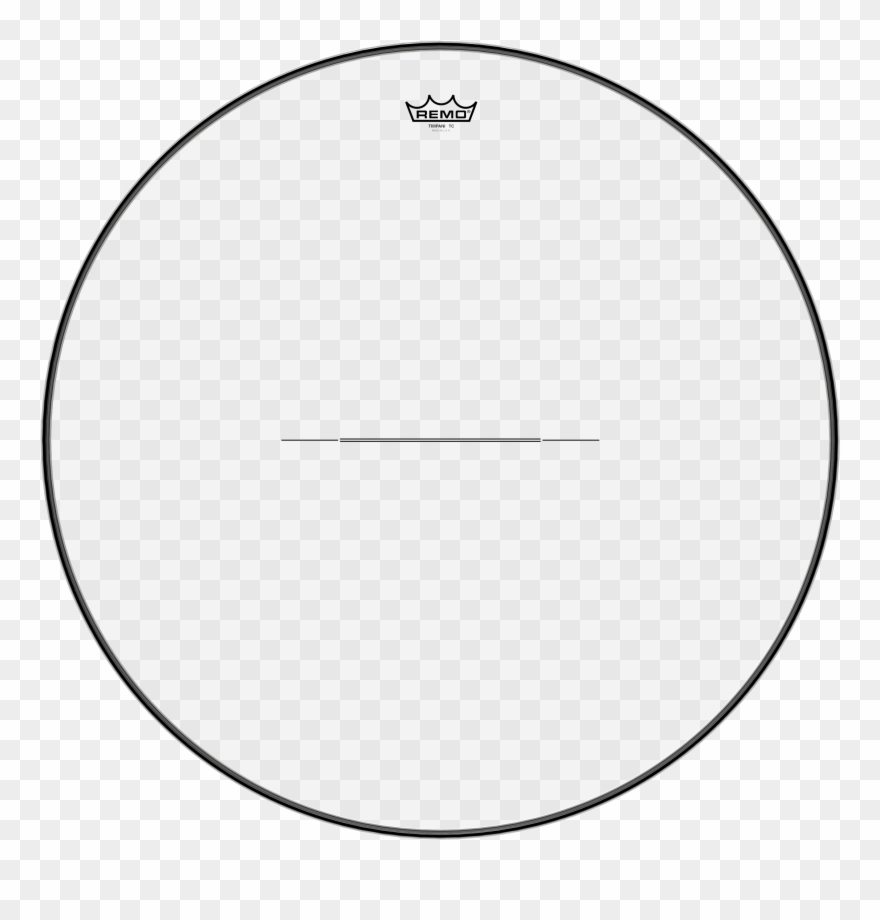 Remo Tc Series Clear Low Profile Steel Insert Timpani Clipart