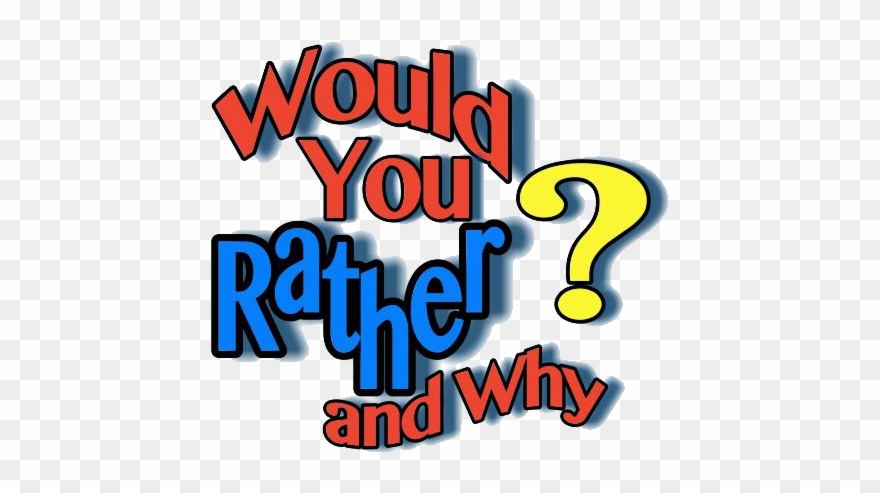 Would You Rather And Why Family Game Clipart