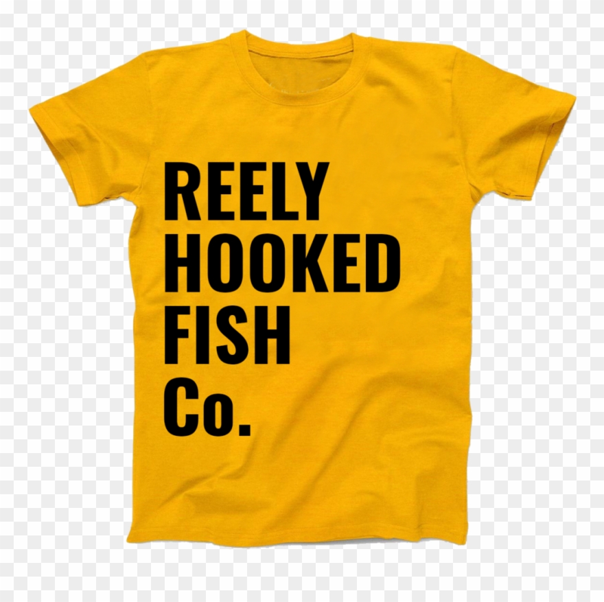 Reely Hooked T-shirt Clipart