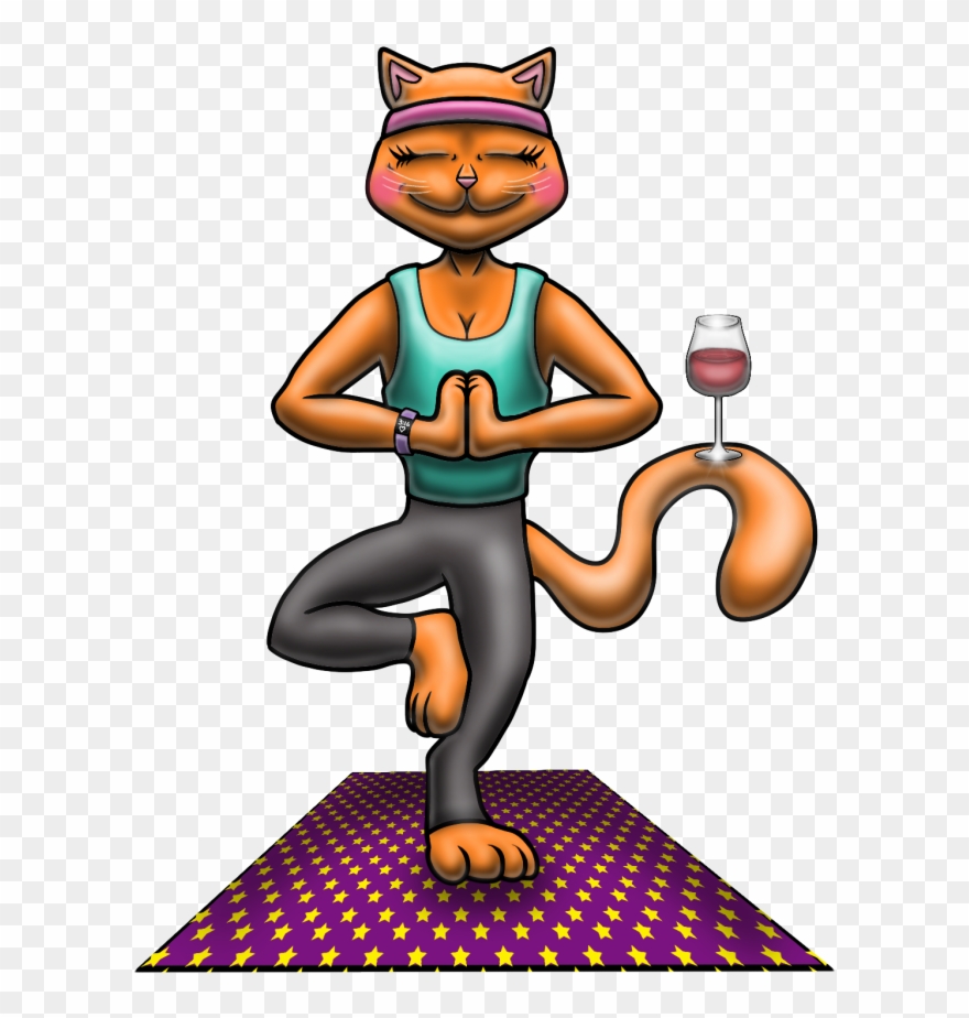 Yoga Cat Clipart