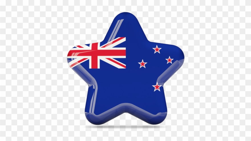 Illustration Of Flag Of New Zealand Clipart