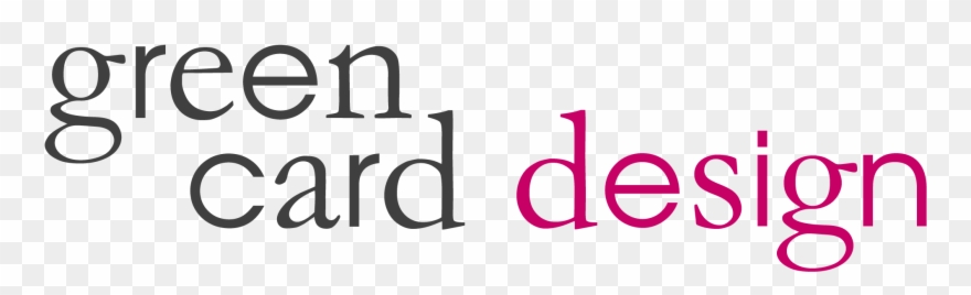 Green Card Design Logo Clipart