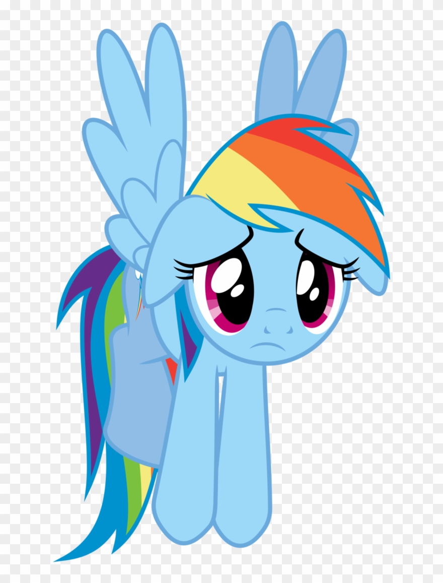 Rainbow Dash Sad Download Clipart