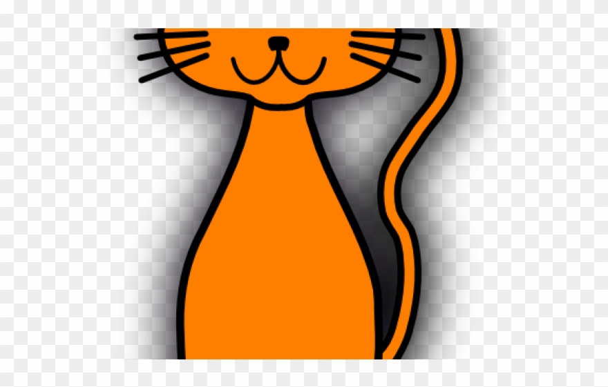 Orange Clipart Cats - Png Download