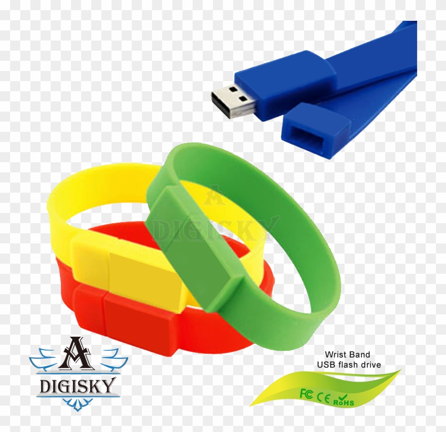 Rainbow Wristband Usb3 Clipart