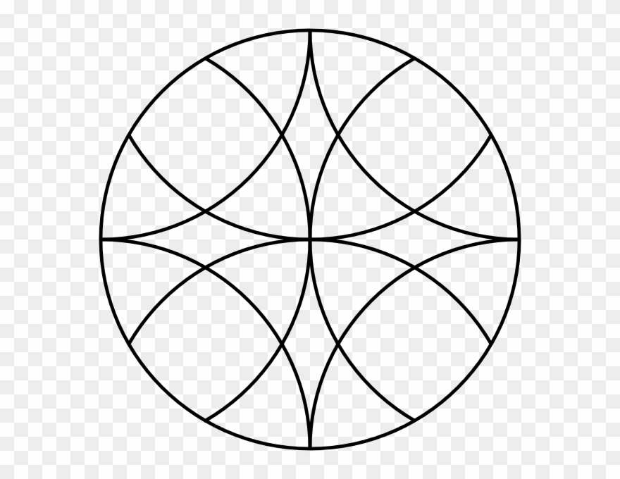 Flower Of Life Square-arccircle Clipart