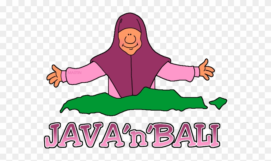 Java And Bali Map Clipart