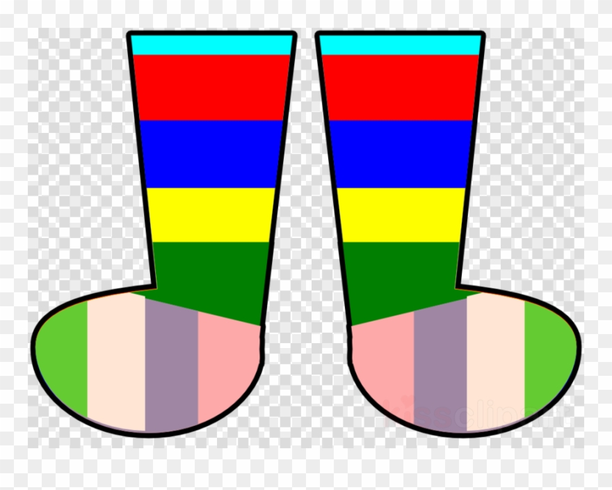 Crazy Sock Clip Art Clipart Clip Art Crazy Sock Clip - Png Download