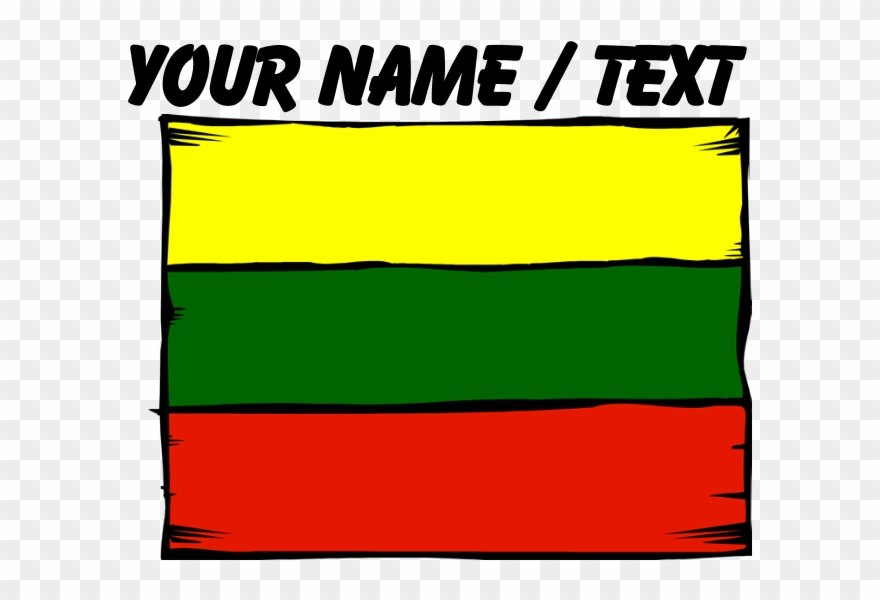 Custom Lithuania Flag Stein Clipart