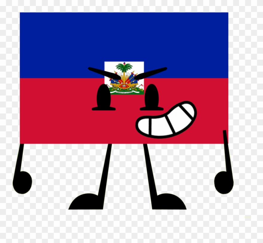 Haiti Flag Pose By Syronjoson Clipart