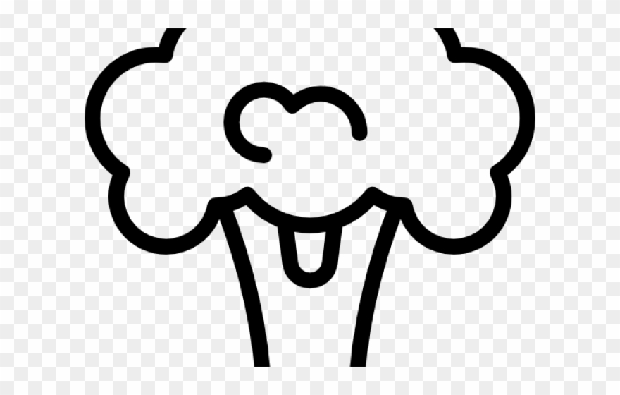Broccoli Clipart Outline - Png Download