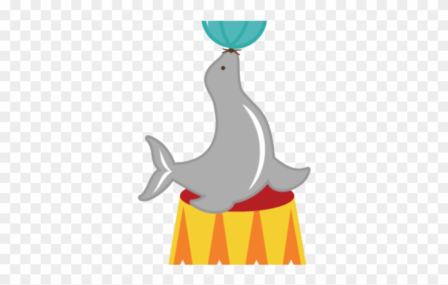 Jpg Transparent Circus Seal Clipart - Png Download