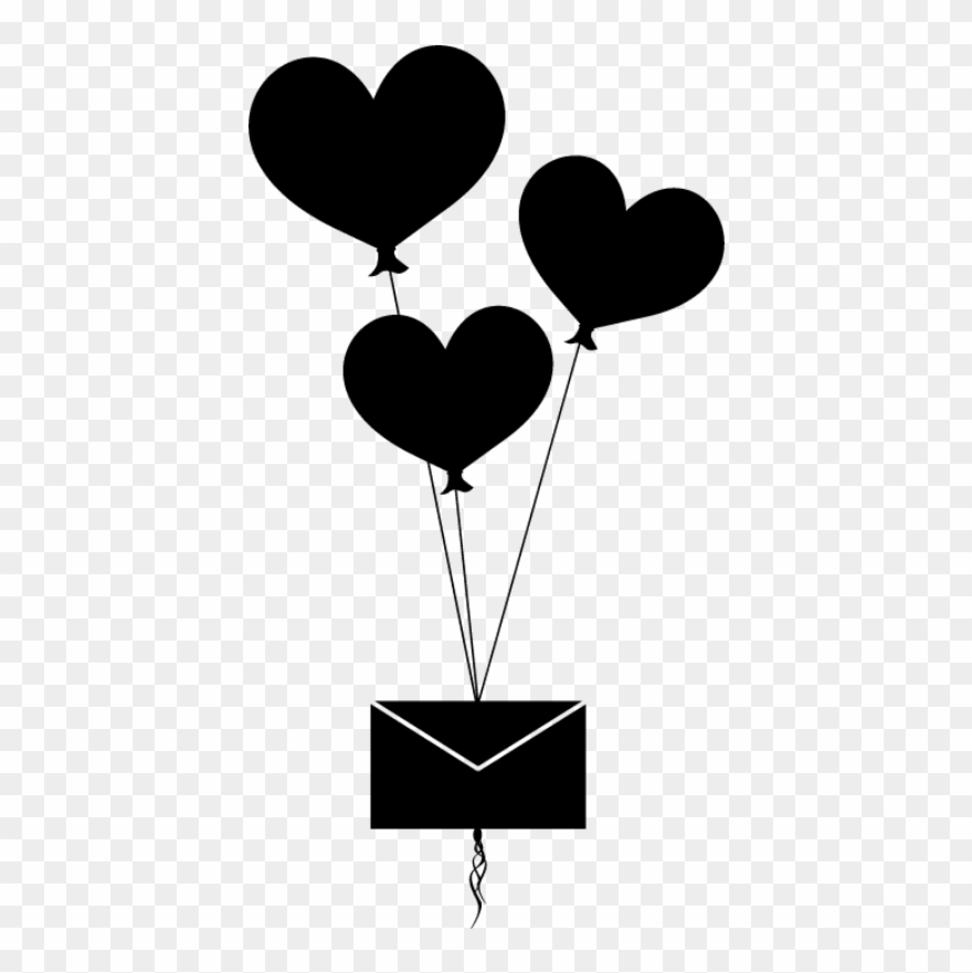 Globos De Corazon Clipart