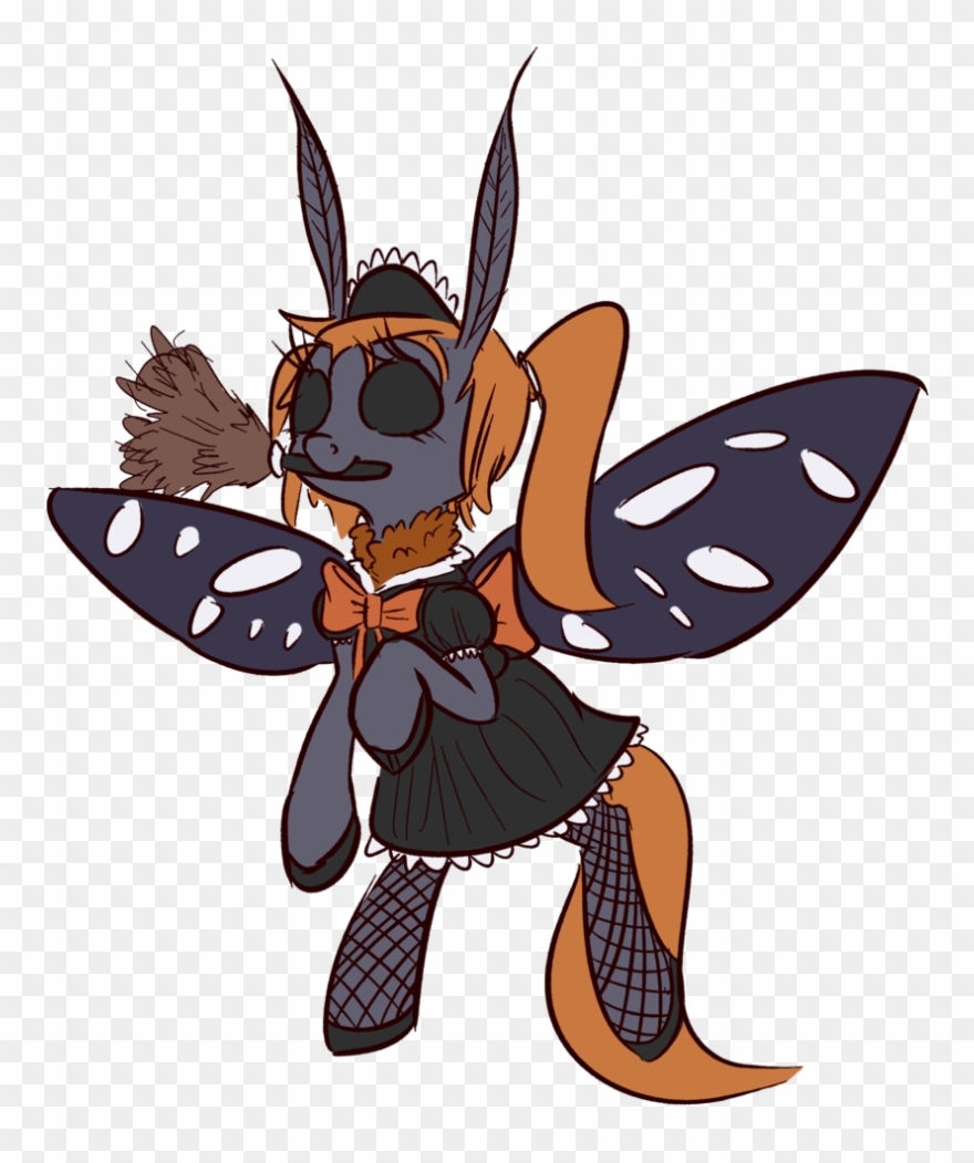 Artist Needed, Clothes, Duster, Maid, Mothpony, Oc, Clipart