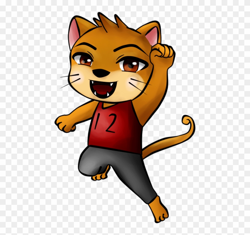 Cartoon Cougar Clip Art - Png Download