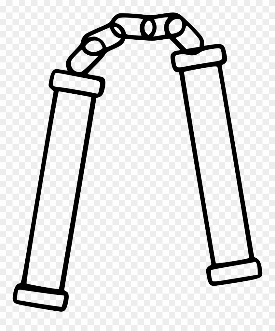 Nun Chucks Comments Clipart