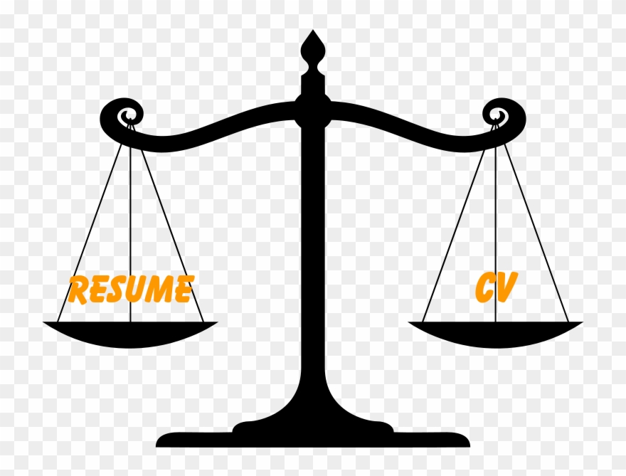 Difference Between Resume And Cv Clipart