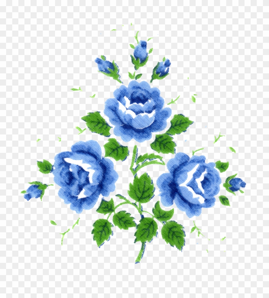 Free Digital Vintage Hankie Flowers Free Pretty Things Clipart