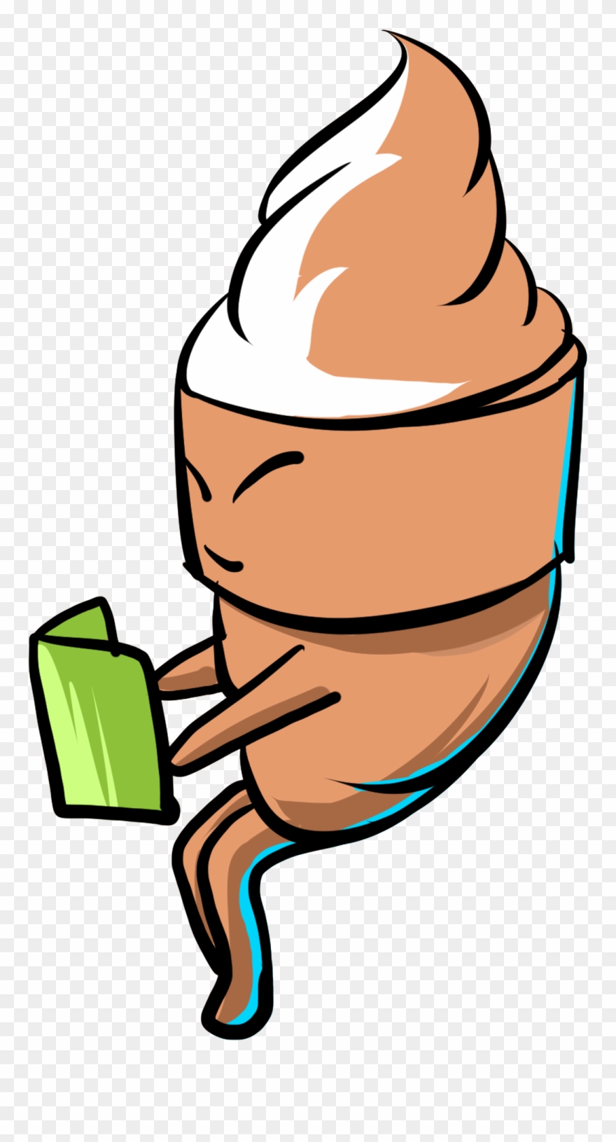 Cartoon Creative Colored Reading Png And Psd Clipart