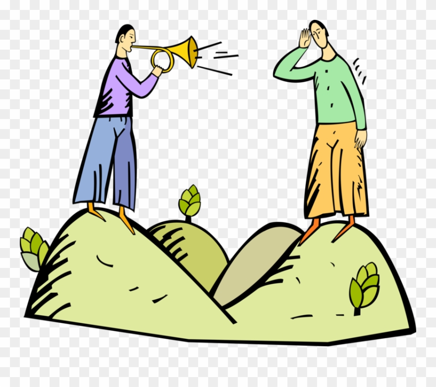 Trumpet Vector Image Illustration Of Making With Clipart